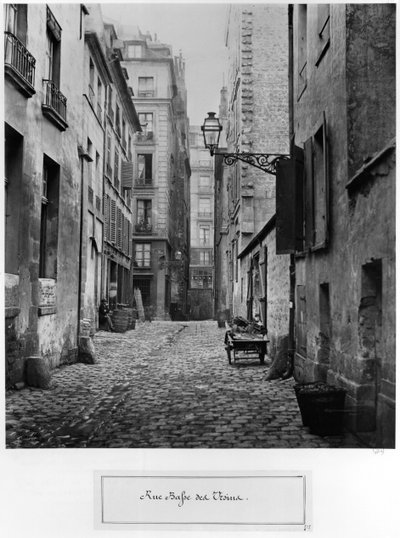 Rue Basse des Ursins, Paris, 1858-78 - Charles Marville